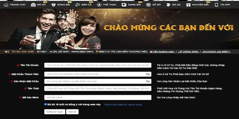 Chi tiết các bước đăng ký I9bet nhận 50K