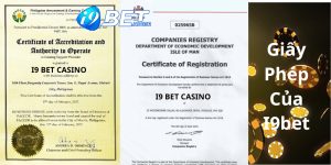 Giấy phép hoạt động của i9Bet